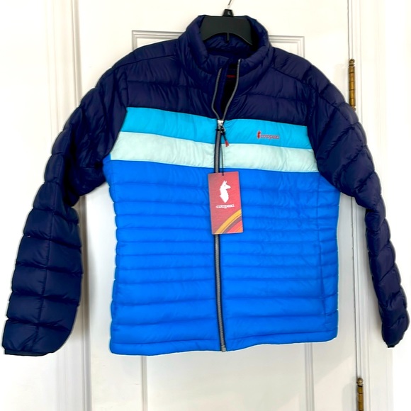 NWT Cotopaxi jacket - Fuego Down - Woman’s Large Maritime & Saltwater navy - Picture 2 of 14